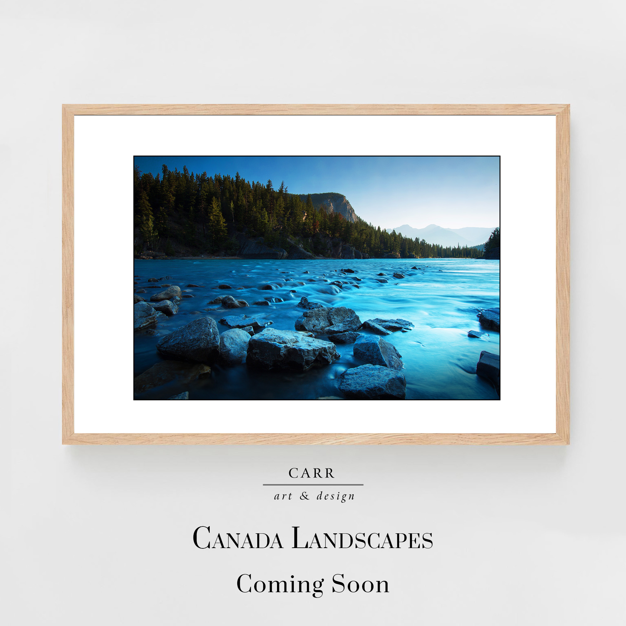 Bow Lake Canada Landscape Wall Art